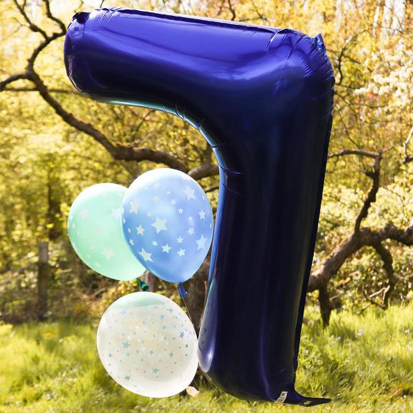 Talballon Kejserblå 86 cm