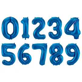 Talballon Kejserbl&aring; 86 cm