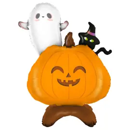Halloween Stående Ballon Græskar