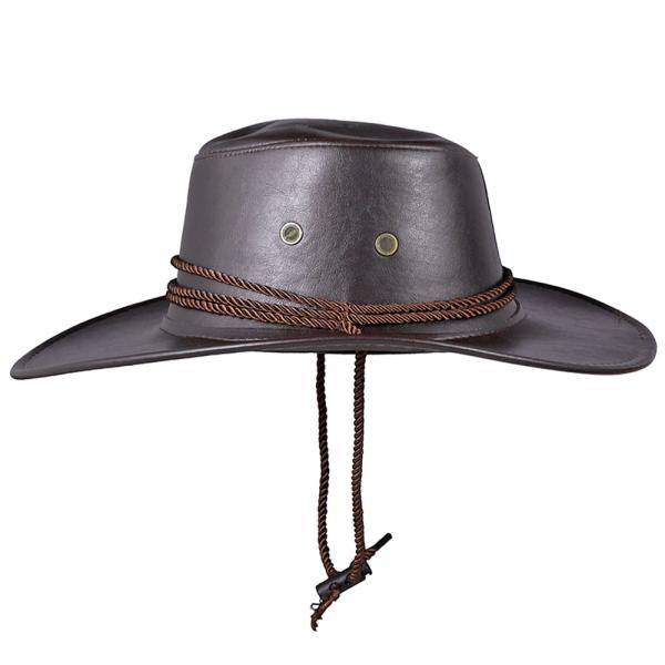 Cowboyhat Mørkebrun