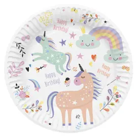 Happy Birthday Paptallerkener Unicorns & Rainbows