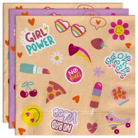 Servietter Boho Girlz 20-pak