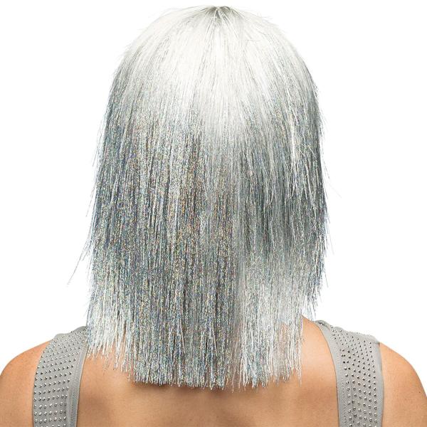 Sølv Glitterparyk