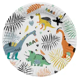 Paptallerkener Dino Roars