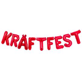Ballonguirlande Kr&auml;ftfest R&oslash;d 35 cm