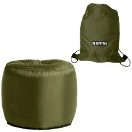 Softybag Siddepuf Olivengr&oslash;n 55 x 50 cm