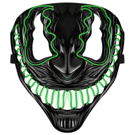 LED Maske Gr&oslash;n