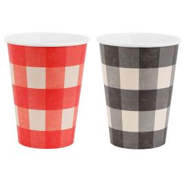 Ternede Papkrus Sort og R&oslash;d 6-pak