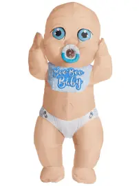 Oppustelig Big Baby Dreng Kostume