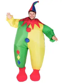 Oppustelig Klovnekostume