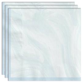 Servietter Marble Blue