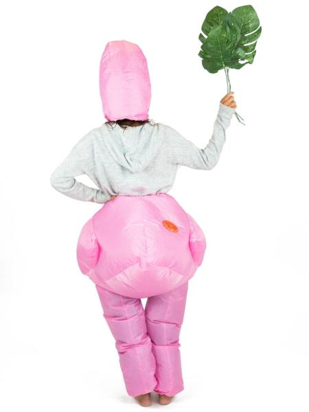 Oppustelig Flamingokostume