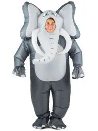 Oppustelig Elefantkostume