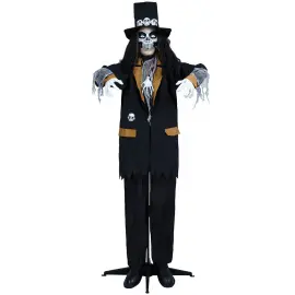 Animeret Voodoo Skelet 180 cm