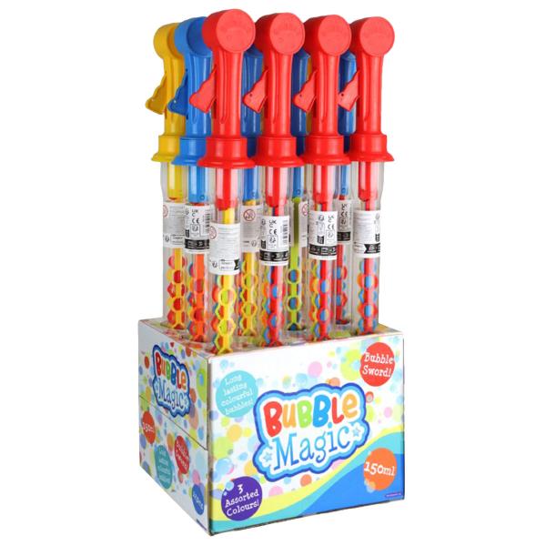 Sæbeboblesværd med 5 Stave 150 ml 46 cm