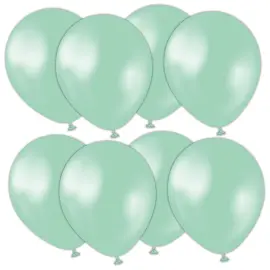 Miniballoner Perlegr&oslash;n 13 cm