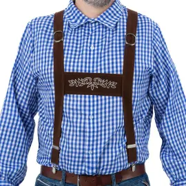 Lederhosen Seler M&oslash;rkebrun