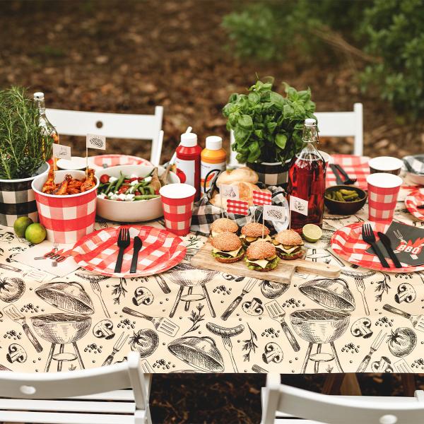 Ternede Papkrus Sort og Rød 6-pak