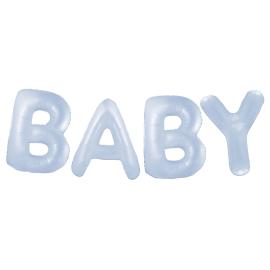 Ballonguirlande Baby Pastel Blå