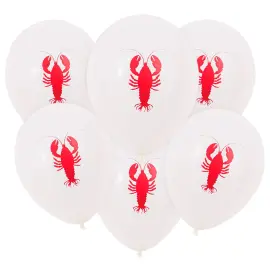 Latexballoner Krebs 6-pak