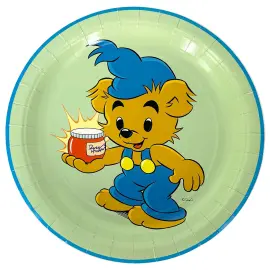 Paptallerkener Bamse 8-pak