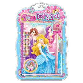 Prinsesse Dagbog med Klistermærker