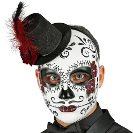 De Dødes Dag Maske med Minihat