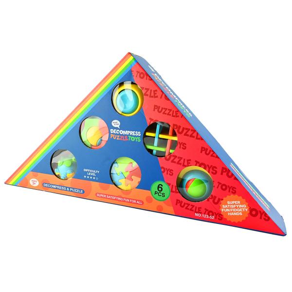 Fidget Puslespil Sæt 6-pak