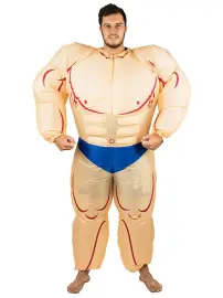 Oppustelig Mandlig Bodybuilderkostume