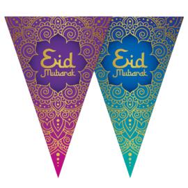 Eid Mubarak Vimpelguirlande 6 m