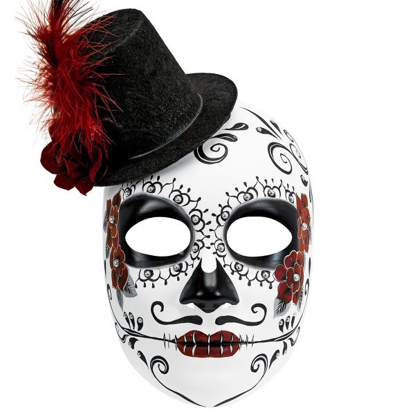 De Dødes Dag Maske med Minihat