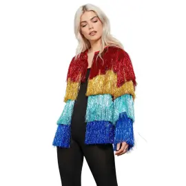 Festivaljakke Glitter Rainbow Fever Collection