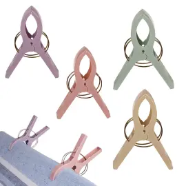 Store Strand T&oslash;jklemmer 4-pak