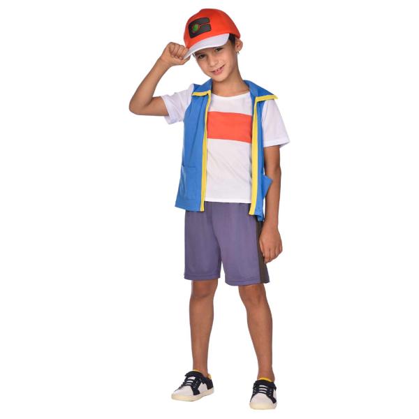 Pokemon Ash Børnekostume
