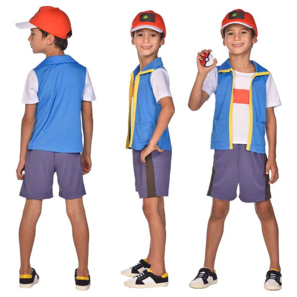 Pokemon Ash Børnekostume
