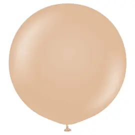 Brune Gigantiske Latexballoner Desert Sand 2-pak