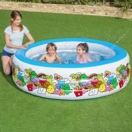 Oppustelig Børnepool Figurer Stor