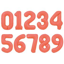 Talballon Neon Roser&oslash;d 86 cm