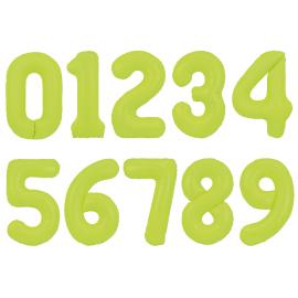 Talballon Neongr&oslash;n 86 cm