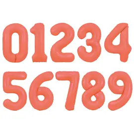 Talballon Neon Roser&oslash;d 86 cm