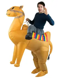 Oppustelig Ridende Kamelkostume