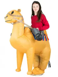 Oppustelig Ridende Kamelkostume Børn