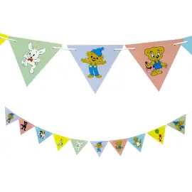 Vimpelguirlande Bamse