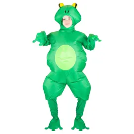Oppustelig Frø Børnekostume