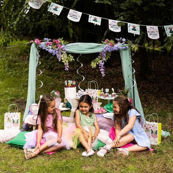 Papkrone Farverige Blomster 6-pak