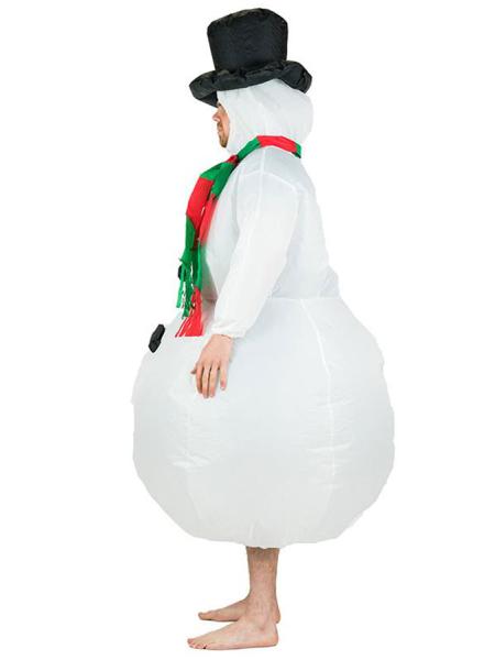 Oppustelig Snemandskostume