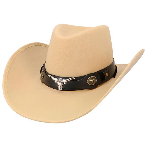 Cowboyhat Tyrehoved Beige