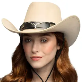 Cowboyhat Tyrehoved Beige