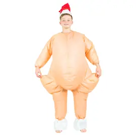 Oppustelig Kalkun Børnekostume