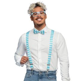 Udkl&aelig;dningss&aelig;t Oktoberfest Bl&aring;/Hvid